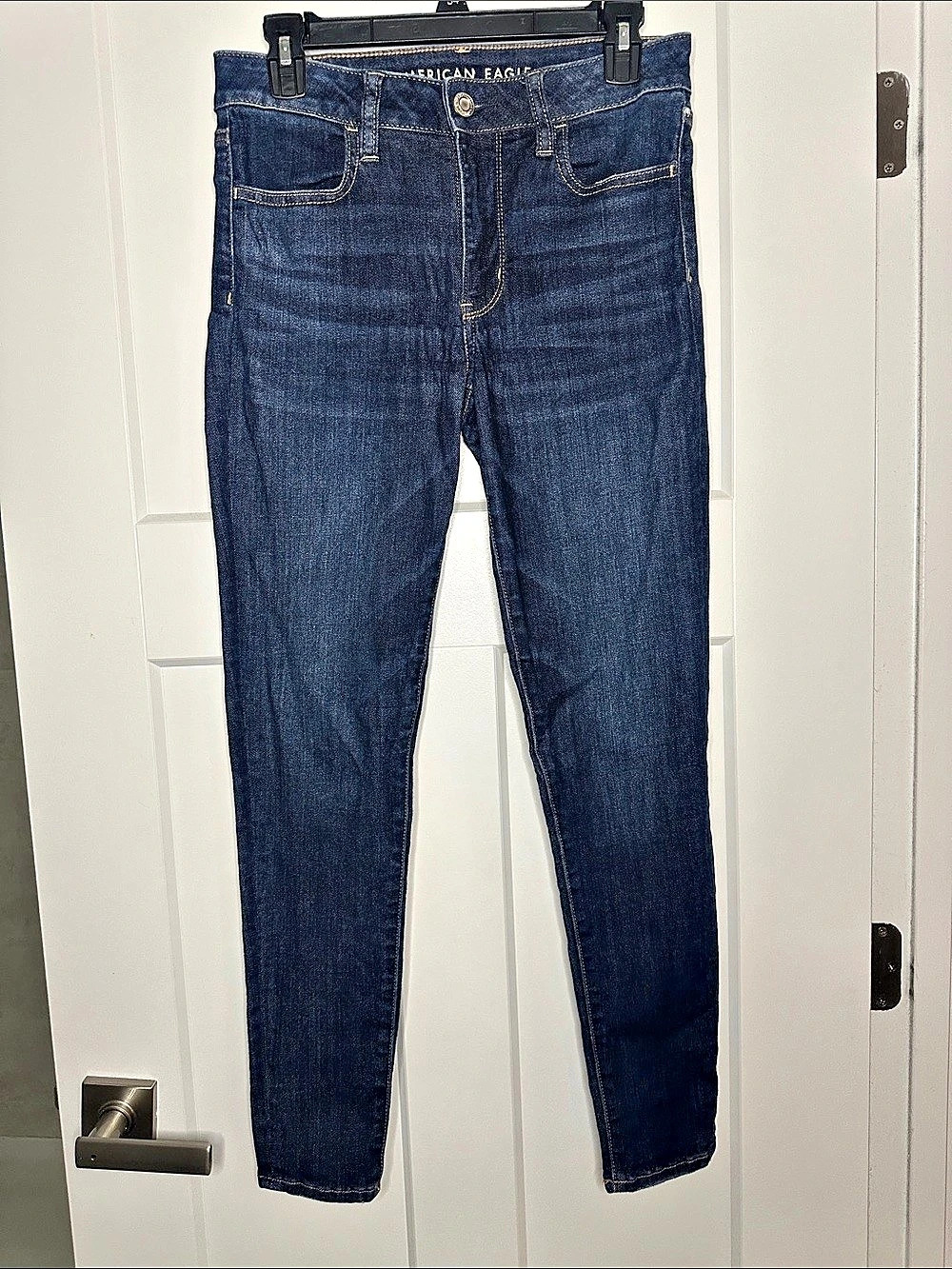 American Eagle Hi-Rise Jegging Skinny Jeans Blue Size 6